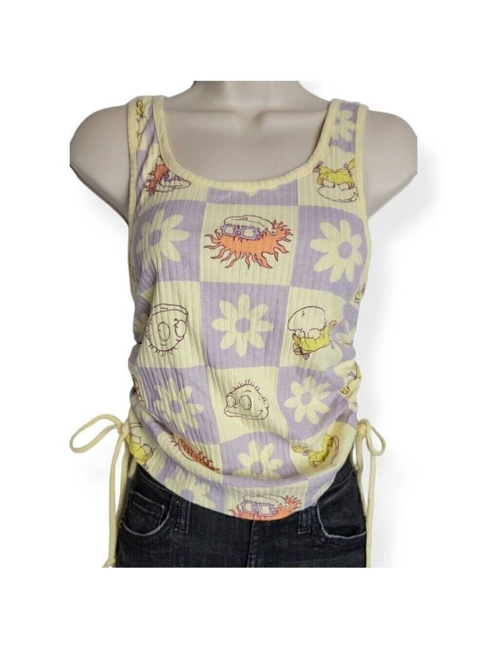Nickelodeon Rugrats Ribbed Tank Top Medium Jrs.